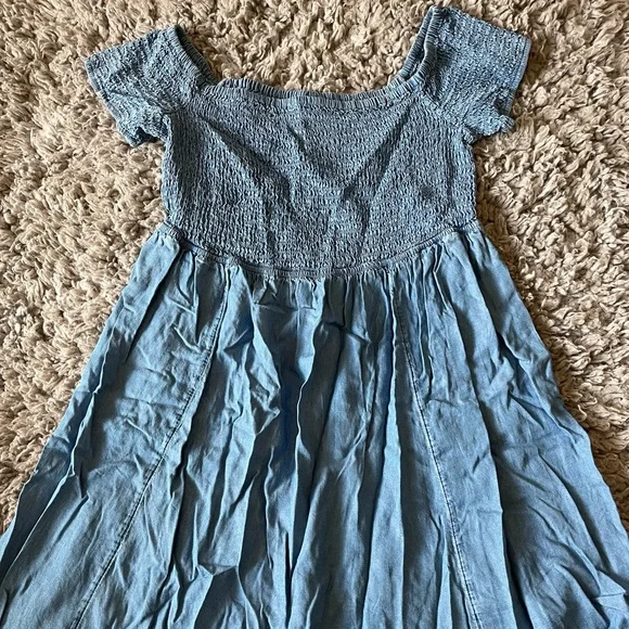 white christmas dresses The Folsom Denim Dress – Punchy Vaquera main image 1